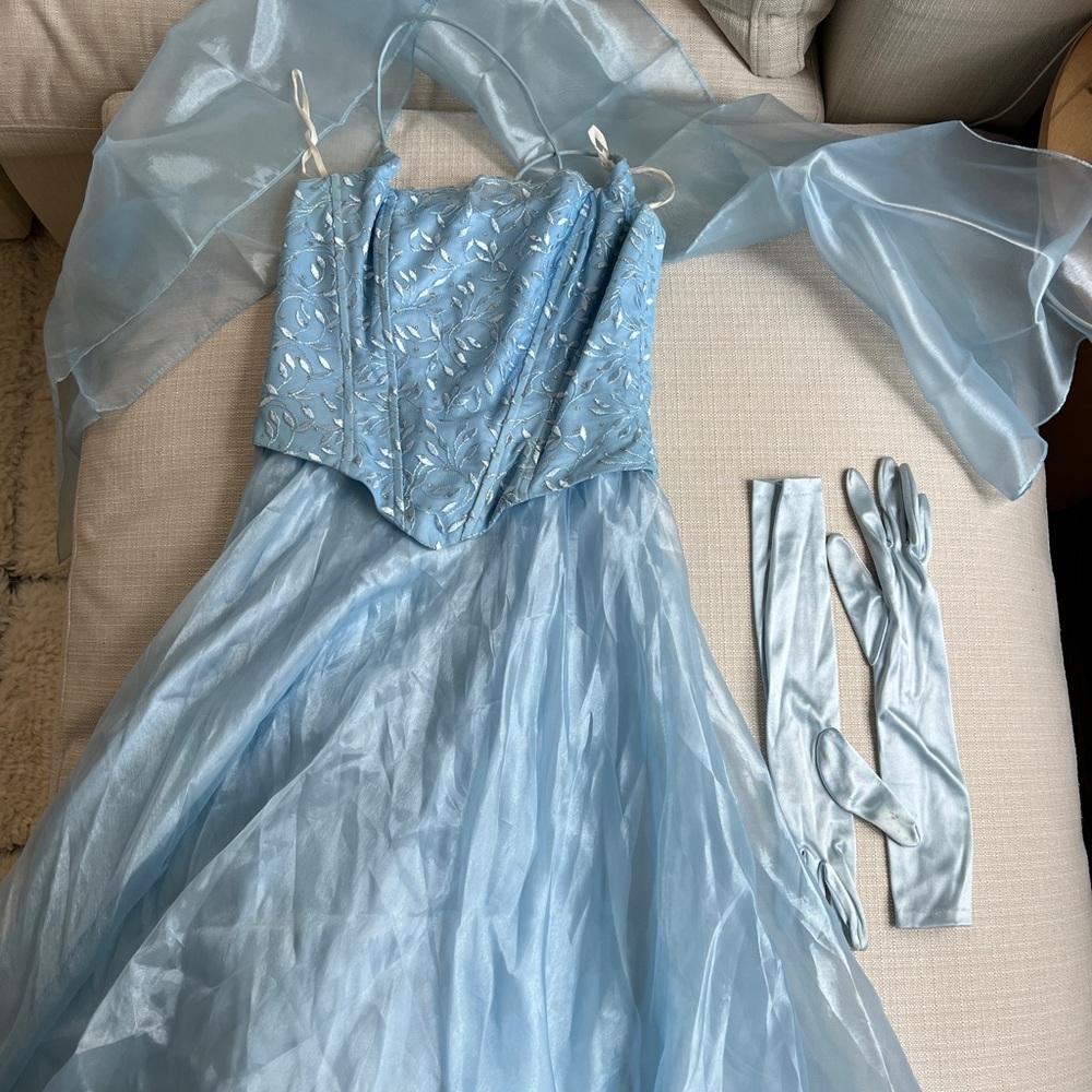 Lenovia Light Blue Corset Gown